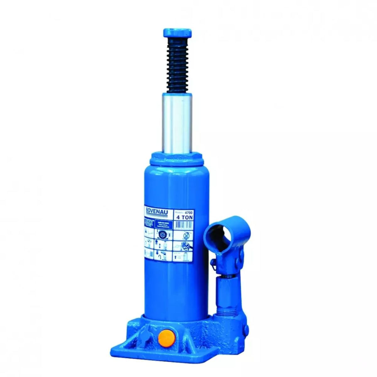 Encontraproduto.com.br - Macaco Garrafa Hidráulico 4700 CJ 4 Toneladas Bovenau
