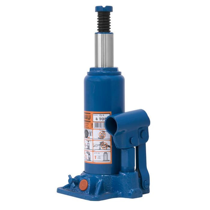 Encontraproduto.com.br - Macaco Garrafa Hidráulico 4700 CJ 4 Toneladas Bovenau