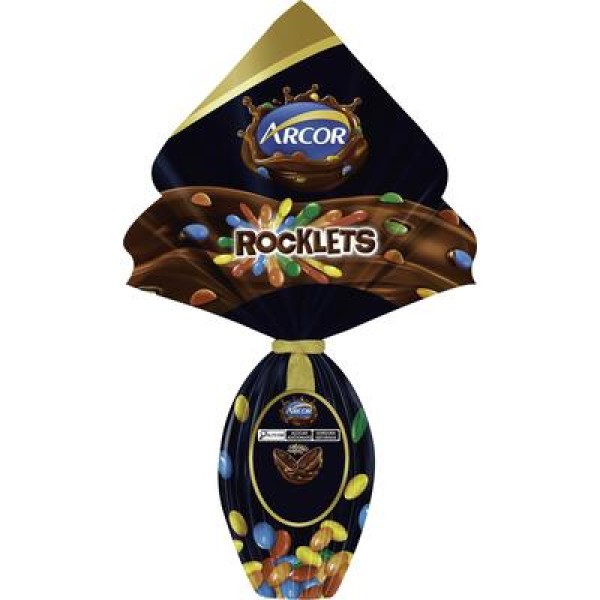 Ovo Páscoa Arcor Rocklets 205g