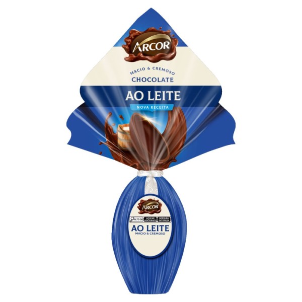 Encontraproduto.com.br - Ovo de Páscoa Chocolate ao Leite Arcor 190g