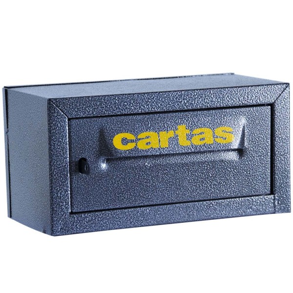 Encontraproduto.com.br - Caixa de correio com chapa frontal 1/2 Tijolo 609 preta Pintart