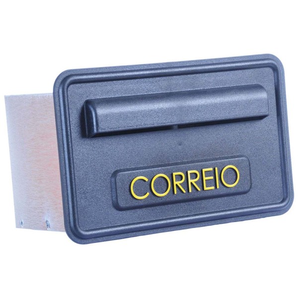 Caixa de correio Sigma preta Pintart