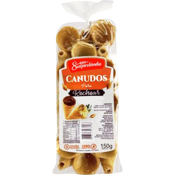 Encontraproduto.com.br - Canudos para Rechear Suspirolândia Pacote com 150g