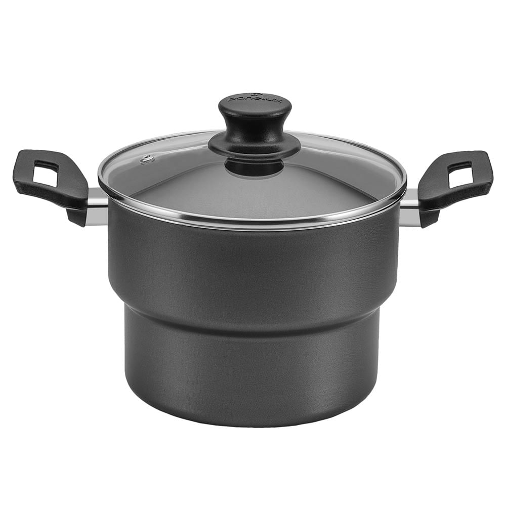 Encontraproduto.com.br - Cuscuzeira Antiaderente Magnific Grafite Panelux 16cm 514062255