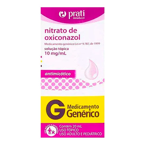 Encontraproduto.com.br - Oxiconazol 10mg/ml Solução Tópica Genérico Prati Donaduzzi 20ml