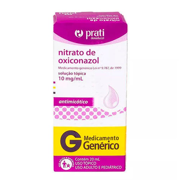 Encontraproduto.com.br - Oxiconazol 10mg/ml Solução Tópica Genérico Prati Donaduzzi 20ml