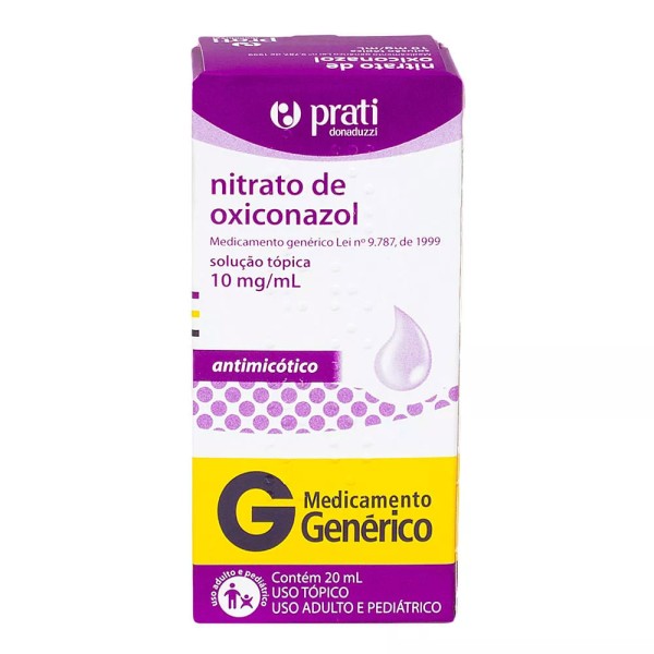 Encontraproduto.com.br - Oxiconazol 10mg/ml Solução Tópica Genérico Prati Donaduzzi 20ml