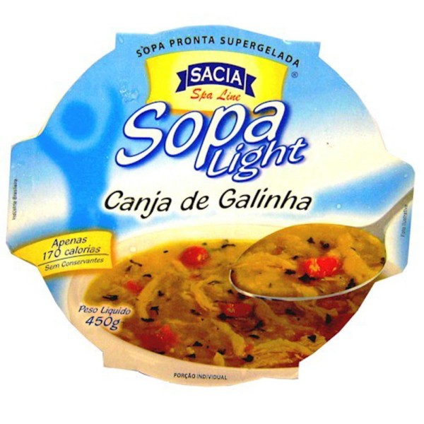 Encontraproduto.com.br - Sopa De Mandioca Com Carne Seca Spa Line 450g