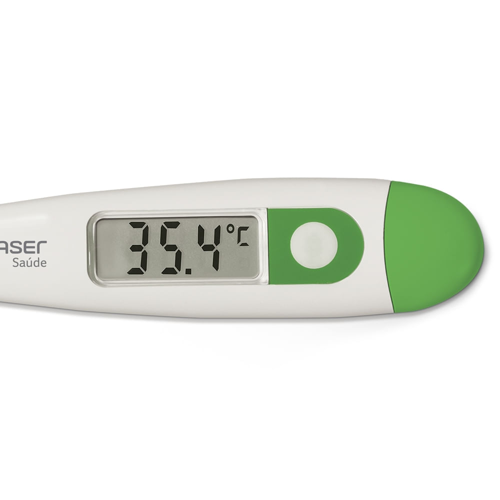 Encontraproduto.com.br - Termômetro Digital Multilaser Saúde Branco Prova D´água