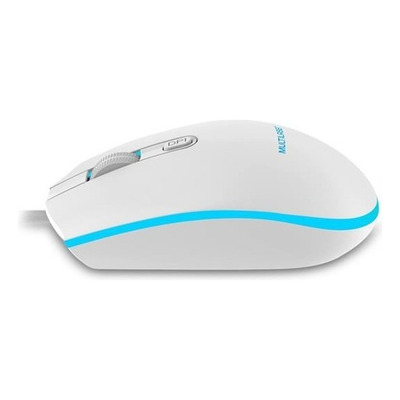 MOUSE GAMER MULTILASER 2400DPI LED 7 CORES BRANCO-MO299