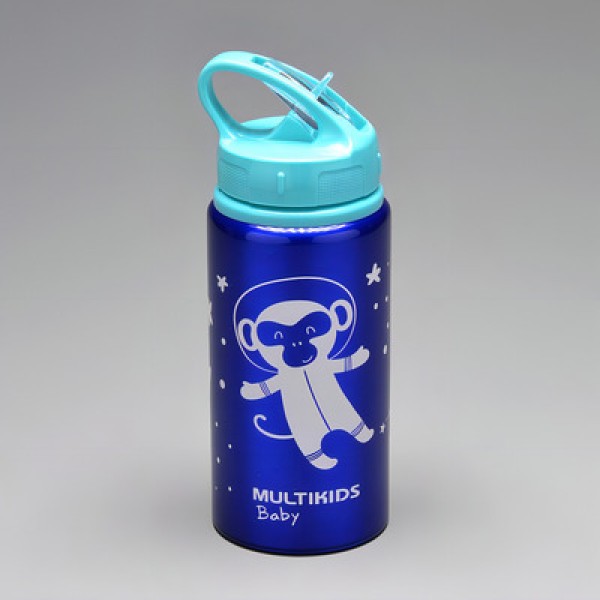 GARRAFINHA DE ALUMÍNIO  REFRESH AZUL MULTIKIDS BABY - BB1096