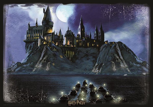 Encontraproduto.com.br - Quebra-Cabeça 3D Hogwarts Harry Potter 300 Pçs Multikids