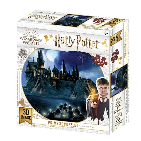 Encontraproduto.com.br - Quebra-Cabeça 3D Hogwarts Harry Potter 300 Pçs Multikids