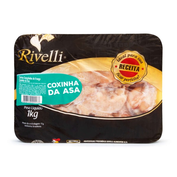 Coxinha de Asa de Frango Rivelli Bandeja 1kg