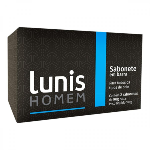 Encontraproduto.com.br - Sabonete Lunis Homem Com 2 Unidades De 90g