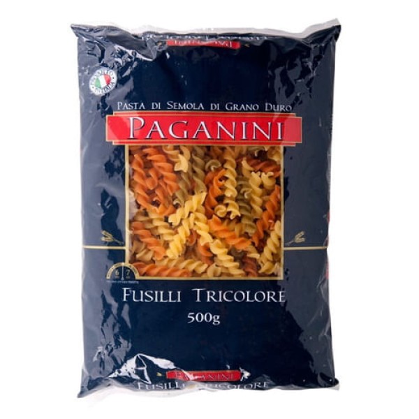 Encontraproduto.com.br - Macarrão Italiano Fusilli Tricolore Paganini 500g