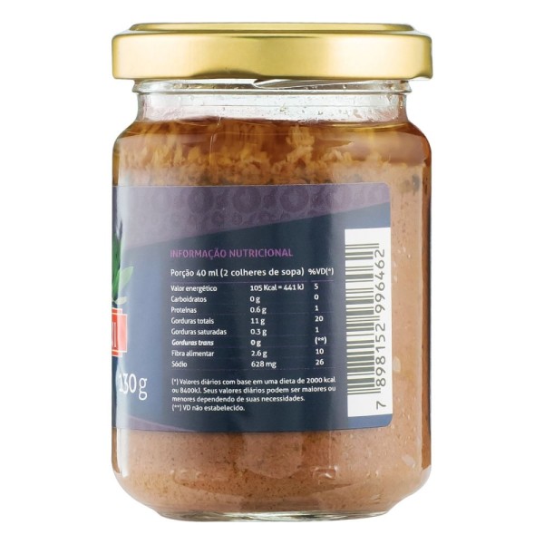 Encontraproduto.com.br - Crema di Olive Nere Paganini - Creme de Azeitonas Pretas 130 g