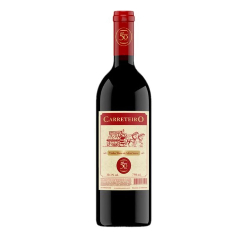Encontraproduto.com.br - Vinho Tinto de Mesa Suave Carreteiro 750ml
