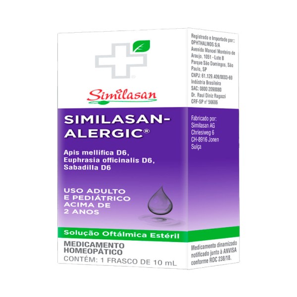 Encontraproduto.com.br - Similasan Alergic Solução Oftálmica Estéril 10ml