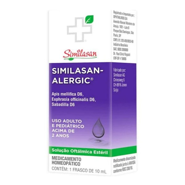 Encontraproduto.com.br - Similasan Alergic Solução Oftálmica Estéril 10ml