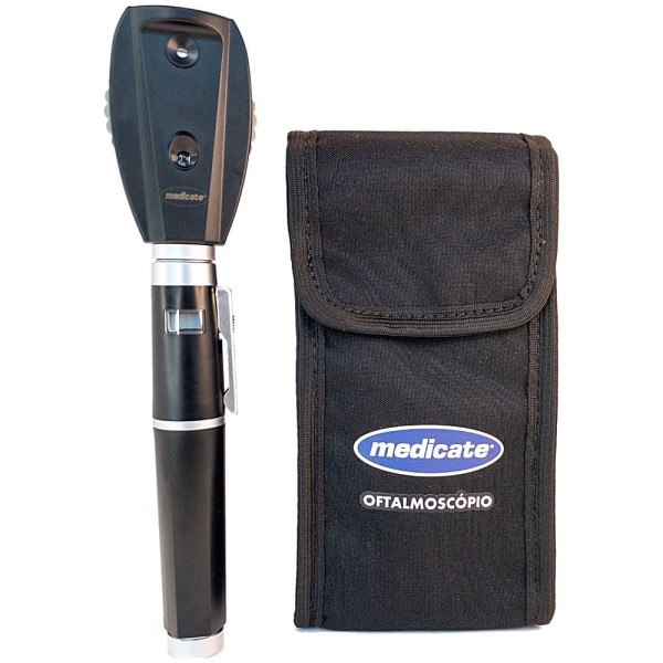 Encontraproduto.com.br - Oftalmoscópio Medicate MD 8100 - LED - Preto