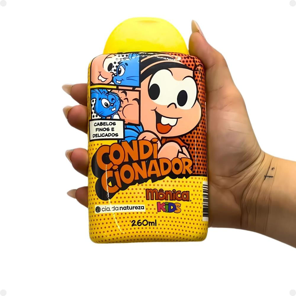 Encontraproduto.com.br - Condicionador Turma Da Mônica Kids Cabelos Finos E Delicados 260ml