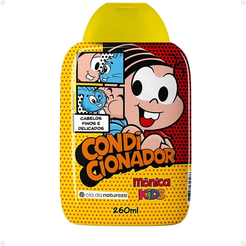 Encontraproduto.com.br - Condicionador Turma Da Mônica Kids Cabelos Finos E Delicados 260ml