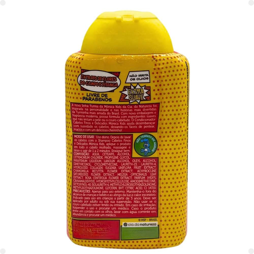 Encontraproduto.com.br - Condicionador Turma Da Mônica Kids Cabelos Finos E Delicados 260ml