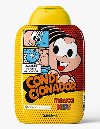 Condicionador Turma Da Mônica Kids Cabelos Finos E Delicados 260ml