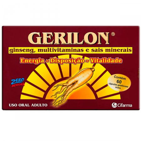 Encontraproduto.com.br - Gerilon Gerilon 60 Cápsulas