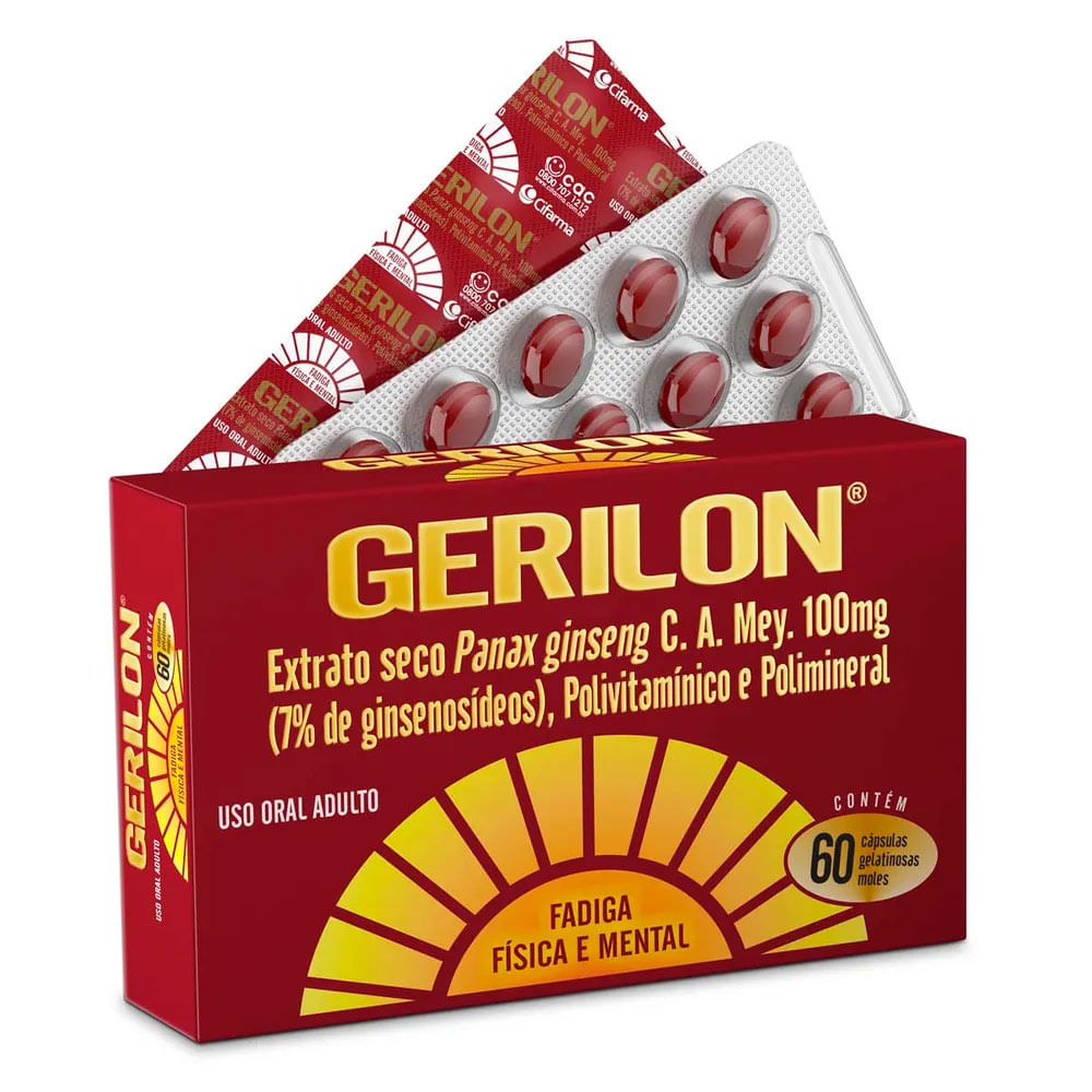 Encontraproduto.com.br - Gerilon Gerilon 60 Cápsulas
