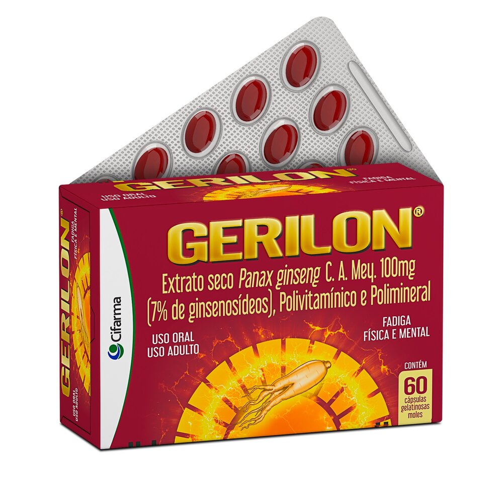 Encontraproduto.com.br - Gerilon Gerilon 60 Cápsulas