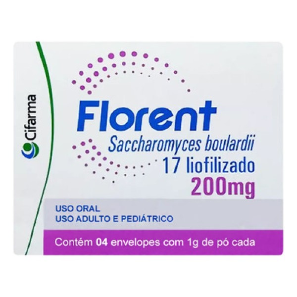 Florent Cifarma 200mg com 4 envelopes de 1g
