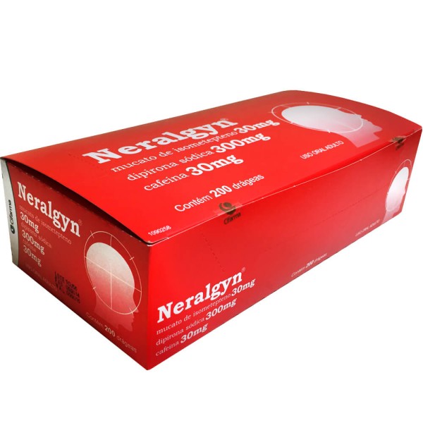 Encontraproduto.com.br - Neralgyn 30MG + 300MG + 30MG Comprimido revestido - Caixa com 200 Comprimidos
