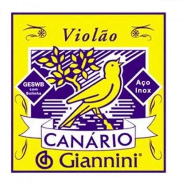 Encontraproduto.com.br - Corda de ACO Canario GESWB5 para Violao com Bolinha 5A Corda Giannini