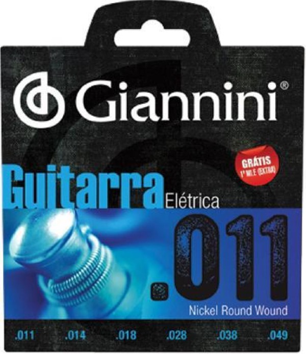 Encontraproduto.com.br - Encordoamento Com Revestimento em Níquel GEEGST 11 - GIANNINI