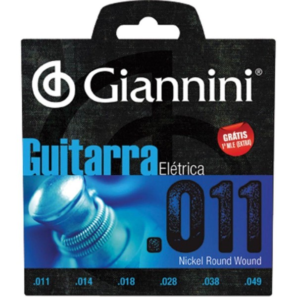 Encontraproduto.com.br - Encordoamento Com Revestimento em Níquel GEEGST 11 - GIANNINI