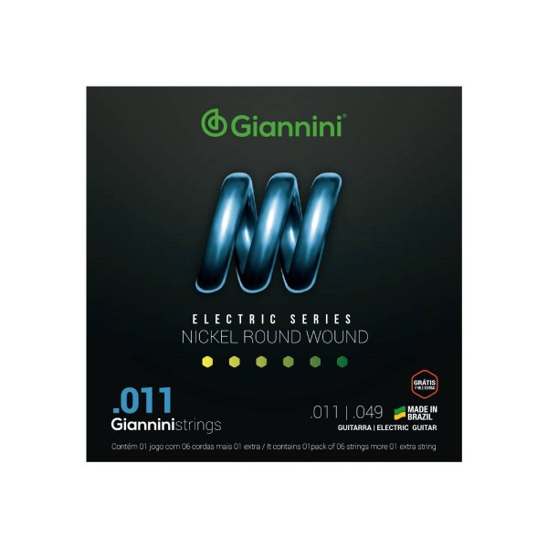 Encontraproduto.com.br - Encordoamento Com Revestimento em Níquel GEEGST 11 - GIANNINI