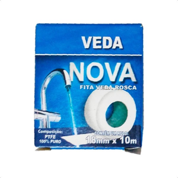 Encontraproduto.com.br - Veda Rosca Teflon 18mm X 10m