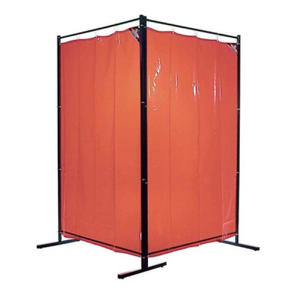 Encontraproduto.com.br - Cortina para solda laranja 1,22 m x 1,78 m 010190010 - CARBOGRAFITE