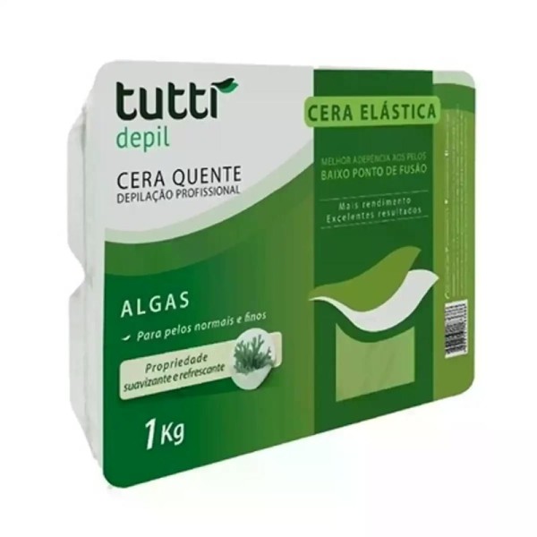 Encontraproduto.com.br - Cera Quente Elástica Algas Tutti Depil 1kg