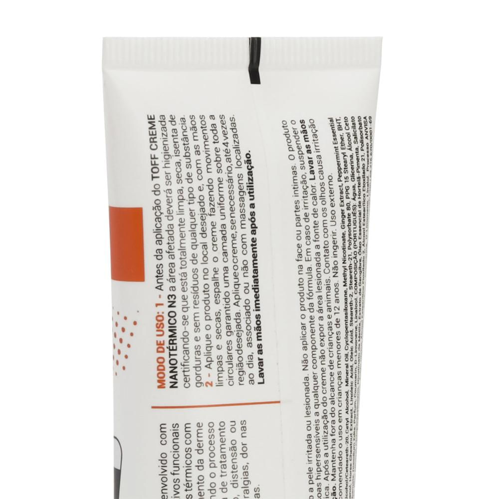Encontraproduto.com.br - Toff Care N3 - Creme Nanotérmico De Aquecimento Muscular Intenso Tamanho:único;cor:branco