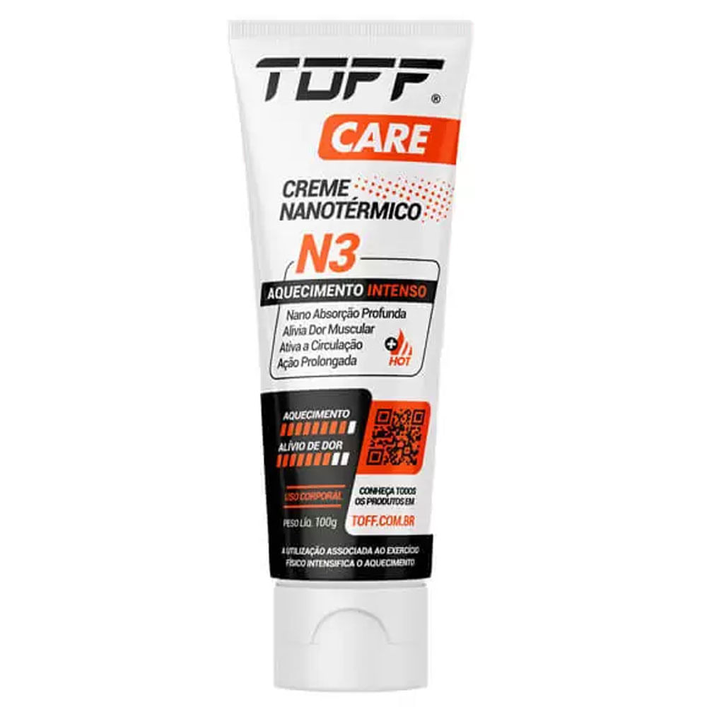 Encontraproduto.com.br - Toff Care N3 - Creme Nanotérmico De Aquecimento Muscular Intenso Tamanho:único;cor:branco