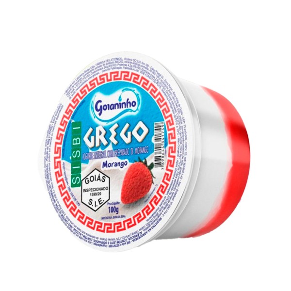 Encontraproduto.com.br - Iogurte Grego Goianinho Morango 100g