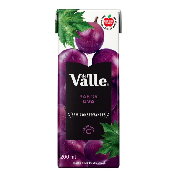 Encontraproduto.com.br - Suco Pronto Del Valle Uva 200ml