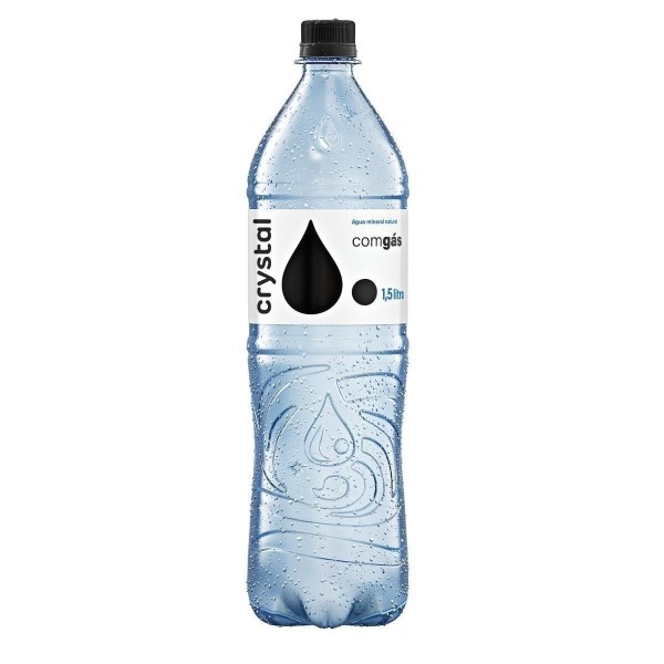 Encontraproduto.com.br - Água Mineral Crystal Com Gás 1,5 Litro