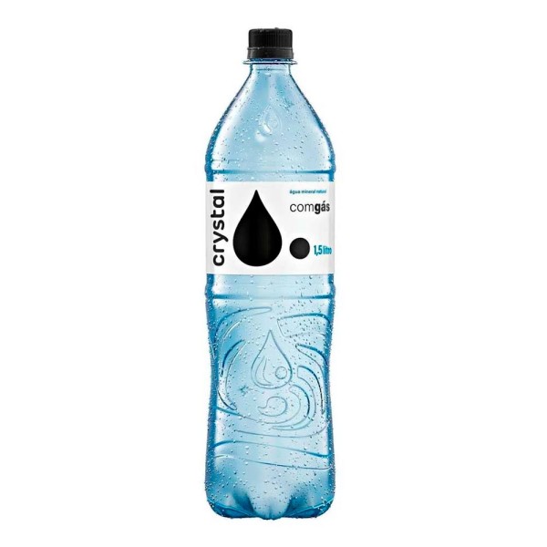 Encontraproduto.com.br - Água Mineral Crystal Com Gás 1,5 Litro