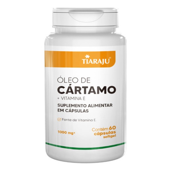 Encontraproduto.com.br - Óleo de Cártamo (1000mg) 60 Cápsulas - Tiarajú