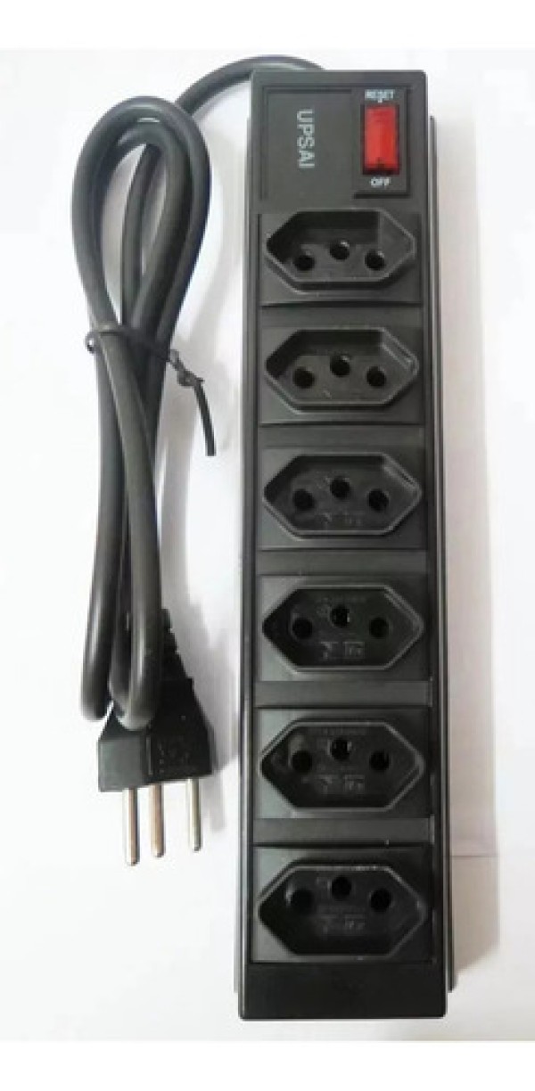 Encontraproduto.com.br - Filtro de Linha Bivolt Com 6 Tomadas FL6 - Upsai