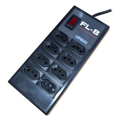 Encontraproduto.com.br - Filtro de Linha com 8 Tomadas Bivolt FL8 UPSAI